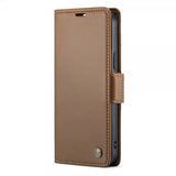 CaseMe iPhone 12/iPhone 12 Pro Kotelo 023 Series Ruskea