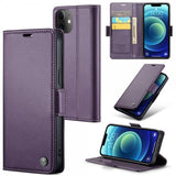 CaseMe iPhone 12/iPhone 12 Pro Kotelo 023 Series Violetti