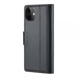 CaseMe iPhone 12/iPhone 12 Pro Kotelo 023 Series Musta