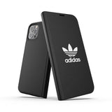 Adidas iPhone 12/iPhone 12 Pro Kotelo Booklet Case Basic Musta