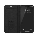 Adidas iPhone 12/iPhone 12 Pro Kotelo Booklet Case Musta