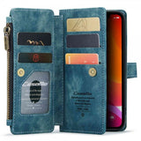 CaseMe iPhone 12/iPhone 12 Pro Kotelo C30-sarja Petrol