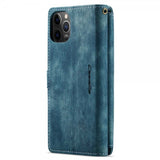 CaseMe iPhone 12/iPhone 12 Pro Kotelo C30-sarja Petrol