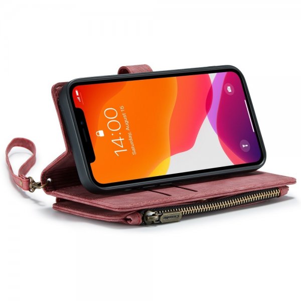 CaseMe iPhone 12/iPhone 12 Pro Kotelo C30 Series Punainen