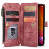 CaseMe iPhone 12/iPhone 12 Pro Kotelo C30 Series Punainen