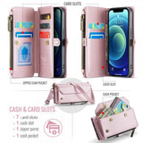 CaseMe iPhone 12/iPhone 12 Pro Kotelo C36 Series Pinkki