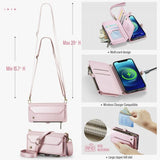 CaseMe iPhone 12/iPhone 12 Pro Kotelo C36 Series Pinkki