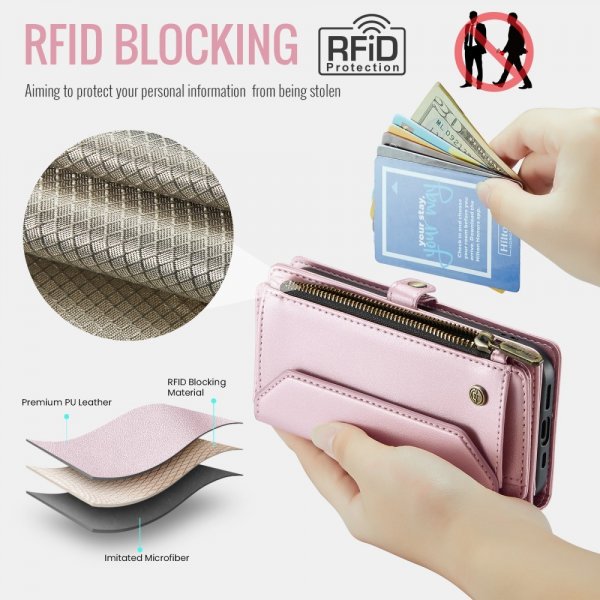 CaseMe iPhone 12/iPhone 12 Pro Kotelo C36 Series Pinkki