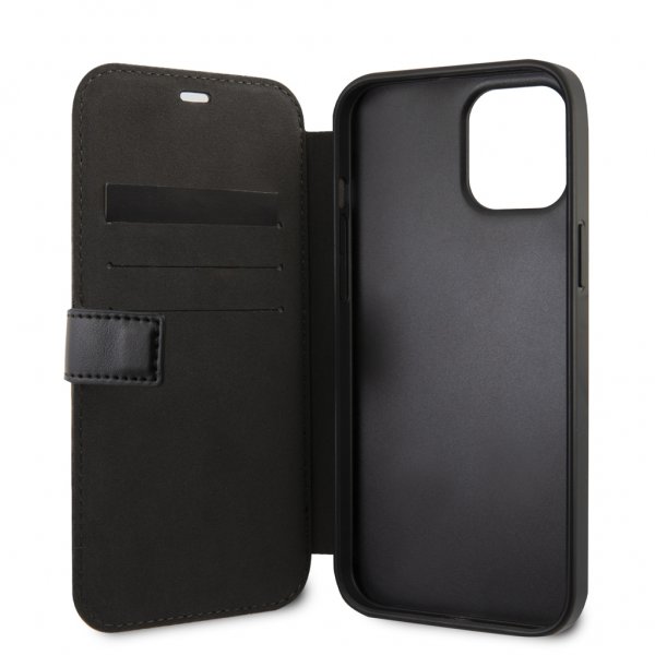 BMW iPhone 12/iPhone 12 Pro Kotelo Dynamic Carbon Musta
