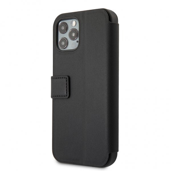 U.S. Polo iPhone 12/iPhone 12 Pro Kotelo Embroidery Musta