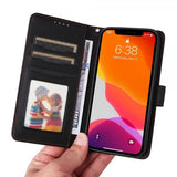 Betopnice iPhone 12/iPhone 12 Pro Kotelo irrotettavalla kuorella 005 Musta