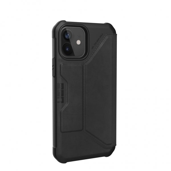 Urban Armor Gear (UAG) iPhone 12/iPhone 12 Pro Kotelo Metropolis Leather Musta