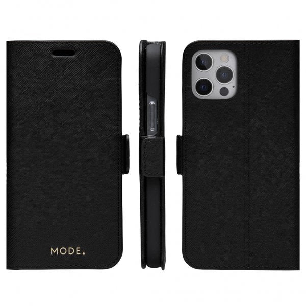 dbramante1928 iPhone 12/iPhone 12 Pro Kotelo Milano Night Black