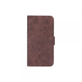 Gear iPhone 12/iPhone 12 Pro Kotelo Mobile Wallet Nubuck Ruskea