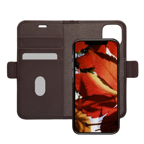 dbramante1928 iPhone 12/iPhone 12 Pro -kotelo New York Irrotettava kuori Dark Chocolate