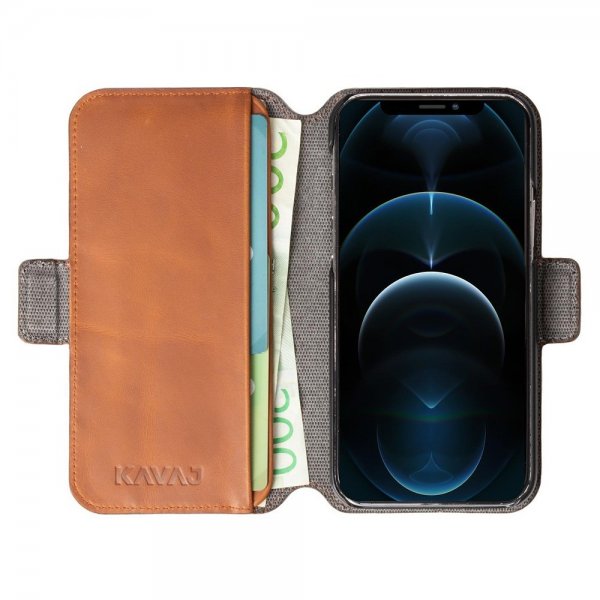Kavaj iPhone 12/iPhone 12 Pro Kotelo Phoenix Ruskea