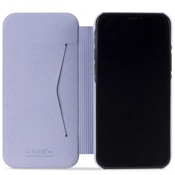 holdit iPhone 12 Mini Kotelo SlimFlip Wallet Lavender