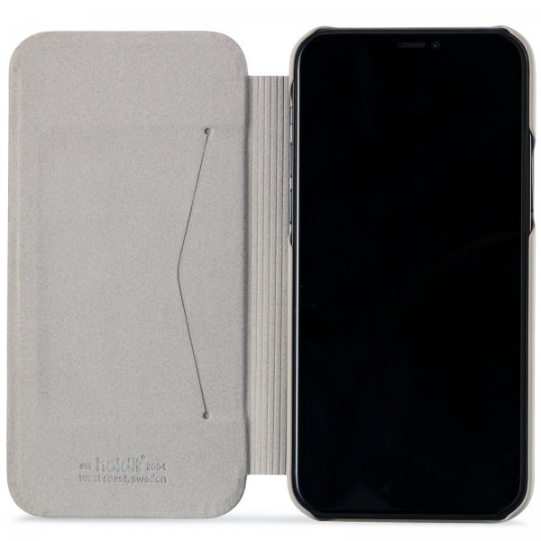 holdit iPhone 12/iPhone 12 Pro Kotelo SlimFlip Wallet Taupe