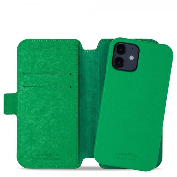 holdit iPhone 12/iPhone 12 Pro Kotelo Wallet Case Magnet Stockholm Grass Green