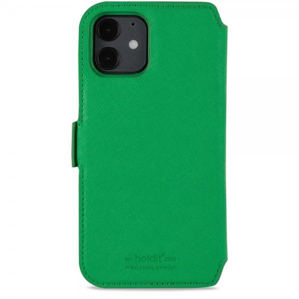 holdit iPhone 12/iPhone 12 Pro Kotelo Wallet Case Magnet Stockholm Grass Green