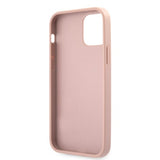 Guess iPhone 12/iPhone 12 Pro Kuori 4G Logo Saffiano Ruusu