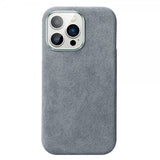 iPhone 12/iPhone 12 Pro Kuori Alcantara MagSafe Harmaa