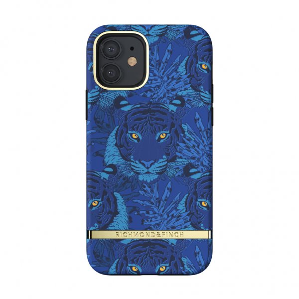 Richmond & Finch iPhone 12/iPhone 12 Pro Kuori Blue Tiger