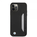 BMW iPhone 12/iPhone 12 Pro Kotelo korttipaikalla Musta