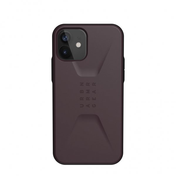 Urban Armor Gear (UAG) iPhone 12/iPhone 12 Pro -suojakuori, Civilian Eggplant