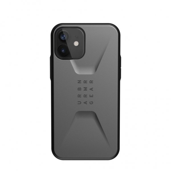 Urban Armor Gear (UAG) iPhone 12/iPhone 12 Pro Suojakuori Civilian Silver