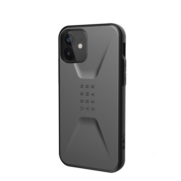 Urban Armor Gear (UAG) iPhone 12/iPhone 12 Pro Suojakuori Civilian Silver