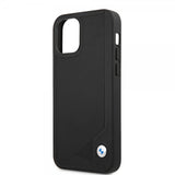 BMW iPhone 12/iPhone 12 Pro Suojakuori Debossed Stripes Musta