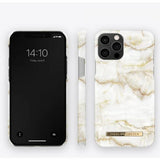 Ideal of Sweden iPhone 12/iPhone 12 Pro Kuoret Fashion Case Golden Pearl Marble