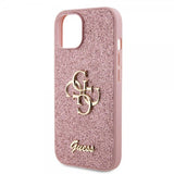 Guess iPhone 12/iPhone 12 Pro Kuori Fixed Glitter Pinkki