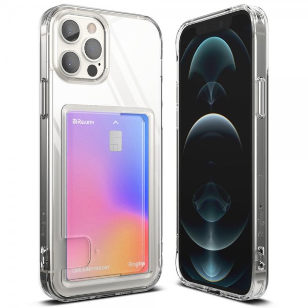Ringke iPhone 12/iPhone 12 Pro Suojakuori Fusion Card Clear