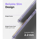 Ringke iPhone 12/iPhone 12 Pro Suojakuori Fusion Card Clear