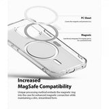 Ringke iPhone 12/iPhone 12 Pro Kuori Fusion Magnetic MagSafe Matta Läpinäkyvä