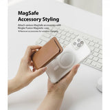 Ringke iPhone 12/iPhone 12 Pro Kuori Fusion Magnetic MagSafe Matta Läpinäkyvä