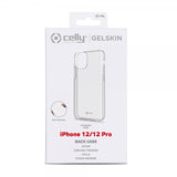 Celly iPhone 12/iPhone 12 Pro Suojakuori GELSKIN Läpinäkyvä