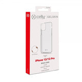 Celly iPhone 12/iPhone 12 Pro Suojakuori GELSKIN Läpinäkyvä