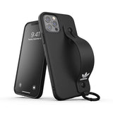 Adidas iPhone 12/iPhone 12 Pro Suojakuori Käsihihnalla, musta