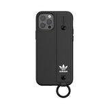 Adidas iPhone 12/iPhone 12 Pro Suojakuori Käsihihnalla, musta