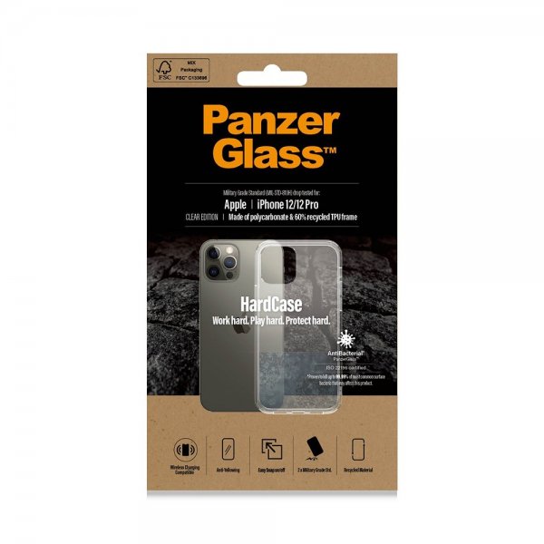 PanzerGlass iPhone 12/iPhone 12 Pro Kuori HardCase Läpinäkyvä