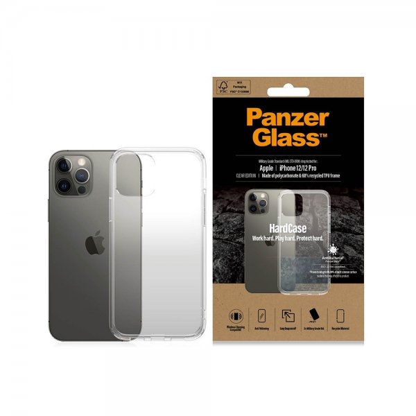 PanzerGlass iPhone 12/iPhone 12 Pro Kuori HardCase Läpinäkyvä