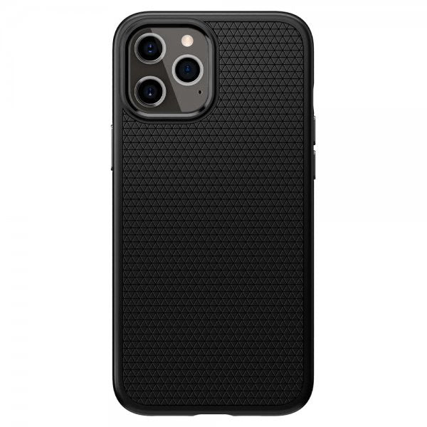Spigen iPhone 12/iPhone 12 Pro Kuori Liquid Air Matte Black