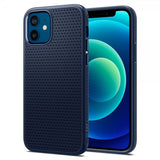 Spigen iPhone 12/iPhone 12 Pro Kuori Liquid Air Navy Blue