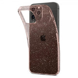 Spigen iPhone 12/iPhone 12 Pro -kuori Liquid Crystal Glitter Rose Quartz