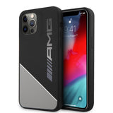AMG iPhone 12/iPhone 12 Pro Kotelo Liquid Silicone Harmaa