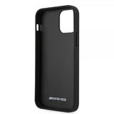 AMG iPhone 12/iPhone 12 Pro Suojakuori Logo Stamp Musta