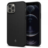 Spigen iPhone 12/iPhone 12 Pro -kuori, Mag Armor Matte Black